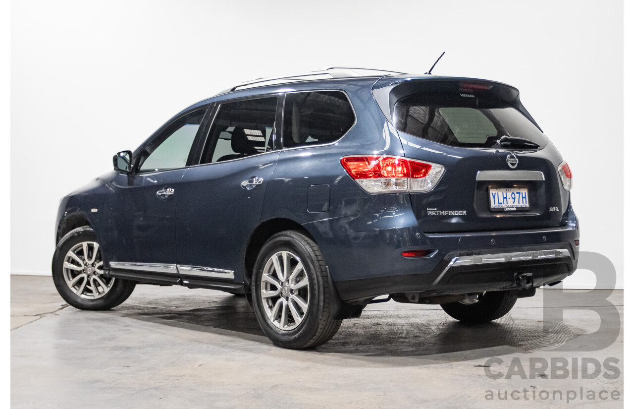 04/2016 Nissan Pathfinder ST-L (4x2) FWD R52 MY15 4D Wagon Galaxy Blue Metallic 3.5L