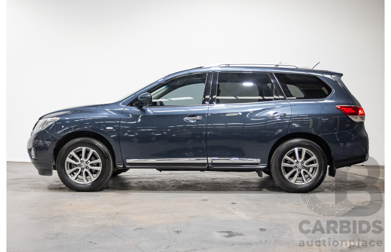 04/2016 Nissan Pathfinder ST-L (4x2) FWD R52 MY15 4D Wagon Galaxy Blue Metallic 3.5L