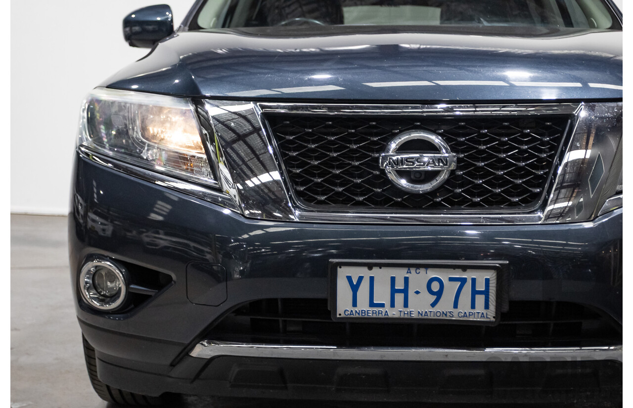 04/2016 Nissan Pathfinder ST-L (4x2) FWD R52 MY15 4D Wagon Galaxy Blue Metallic 3.5L