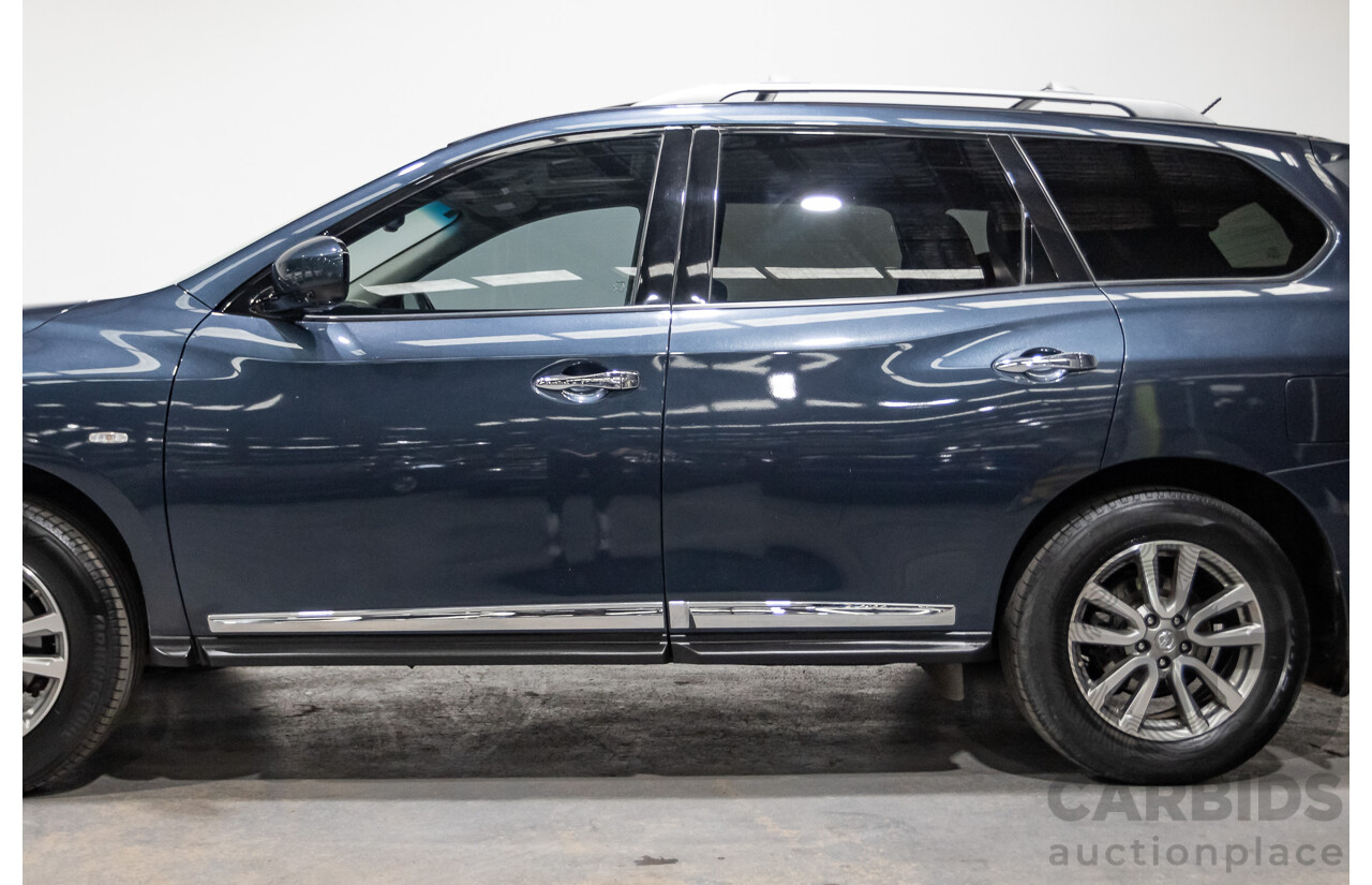 04/2016 Nissan Pathfinder ST-L (4x2) FWD R52 MY15 4D Wagon Galaxy Blue Metallic 3.5L
