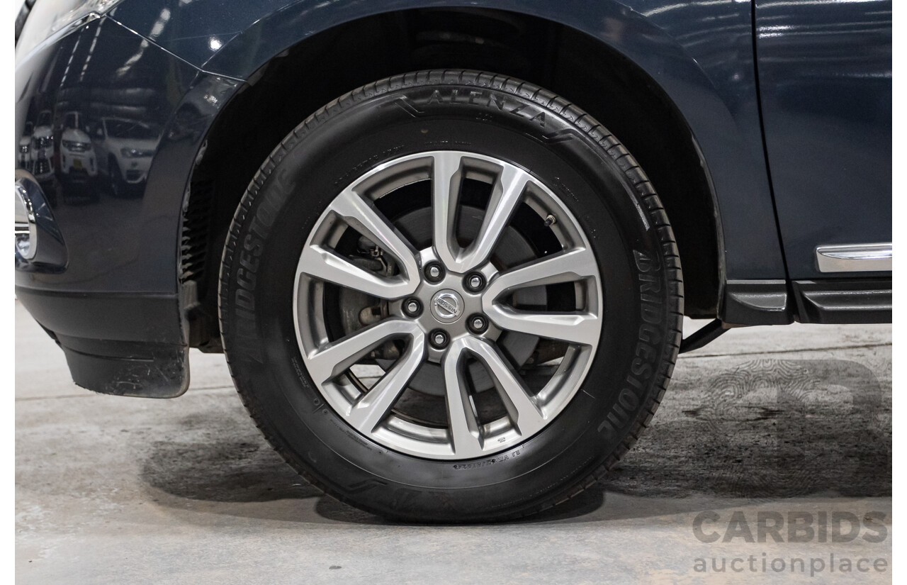 04/2016 Nissan Pathfinder ST-L (4x2) FWD R52 MY15 4D Wagon Galaxy Blue Metallic 3.5L