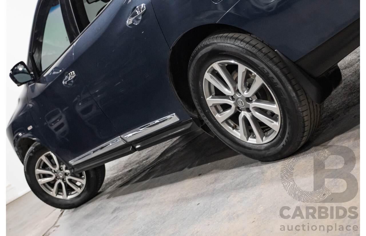 04/2016 Nissan Pathfinder ST-L (4x2) FWD R52 MY15 4D Wagon Galaxy Blue Metallic 3.5L