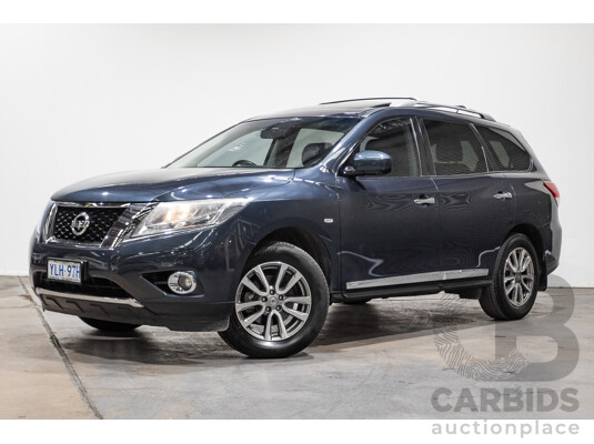 04/2016 Nissan Pathfinder ST-L (4x2) FWD R52 MY15 4D Wagon Galaxy Blue Metallic 3.5L