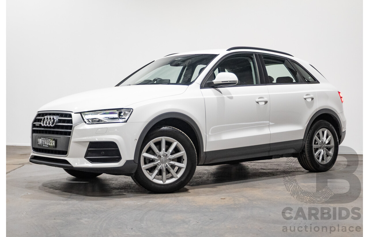 06/2018 Audi Q3 2.0 TDI Quattro (AWD) 8U MY18 4d Wagon Candy White Turbo Diesel 2.0L