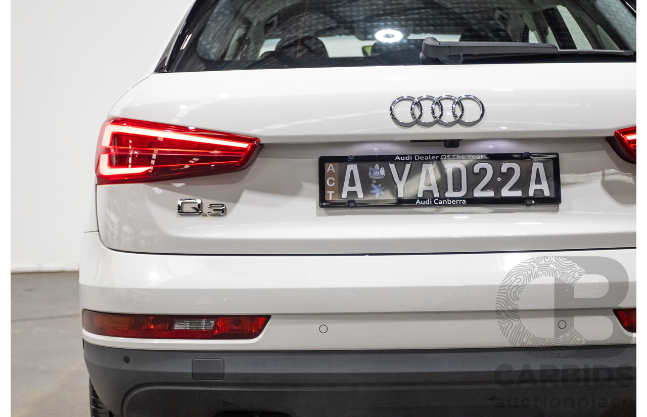 06/2018 Audi Q3 2.0 TDI Quattro (AWD) 8U MY18 4d Wagon Candy White Turbo Diesel 2.0L