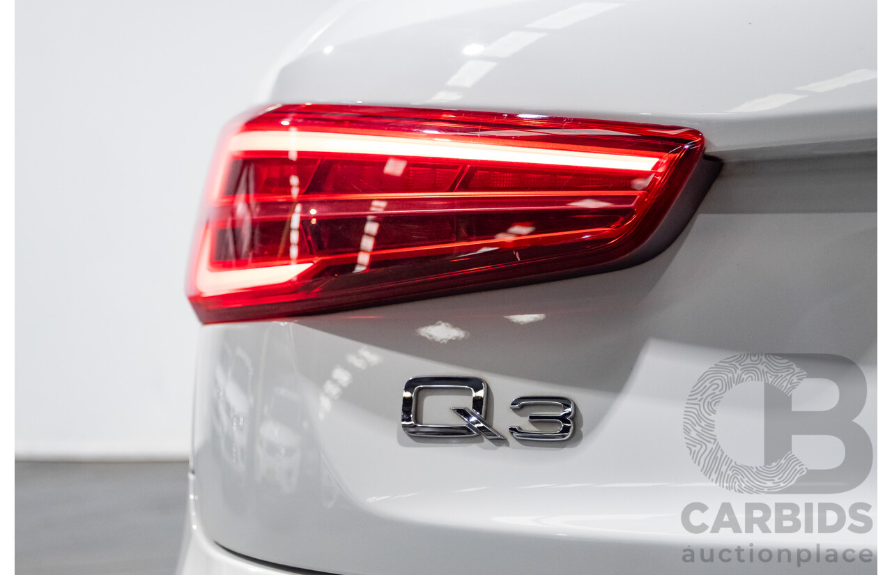06/2018 Audi Q3 2.0 TDI Quattro (AWD) 8U MY18 4d Wagon Candy White Turbo Diesel 2.0L