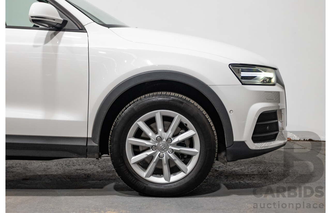 06/2018 Audi Q3 2.0 TDI Quattro (AWD) 8U MY18 4d Wagon Candy White Turbo Diesel 2.0L