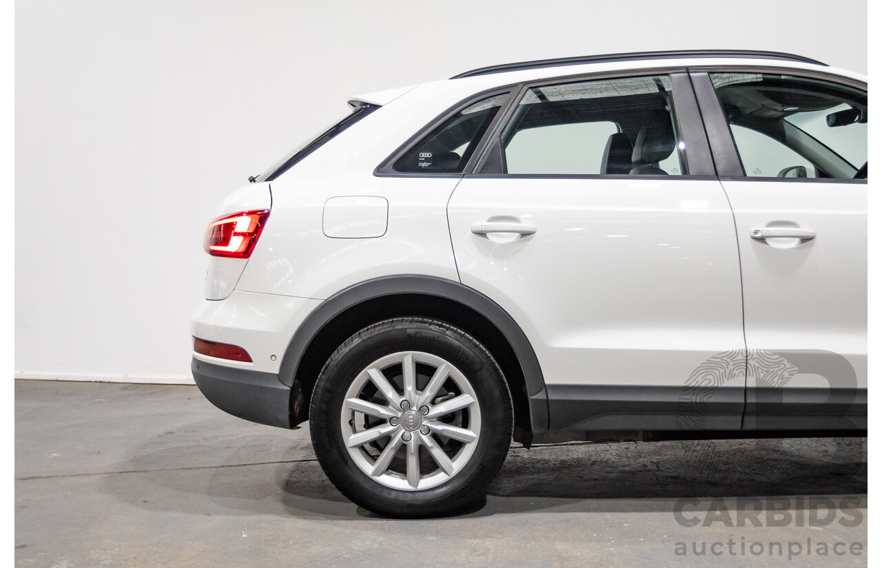 06/2018 Audi Q3 2.0 TDI Quattro (AWD) 8U MY18 4d Wagon Candy White Turbo Diesel 2.0L