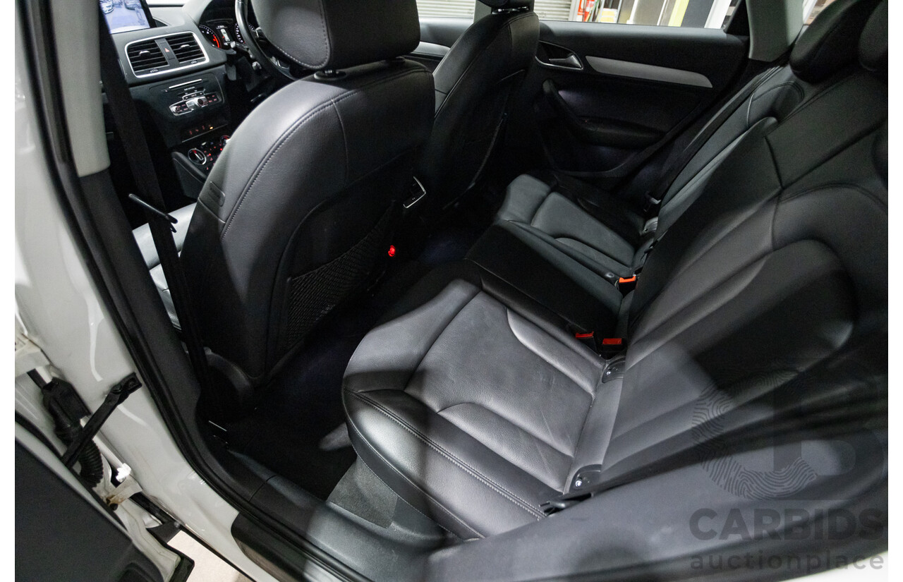 06/2018 Audi Q3 2.0 TDI Quattro (AWD) 8U MY18 4d Wagon Candy White Turbo Diesel 2.0L