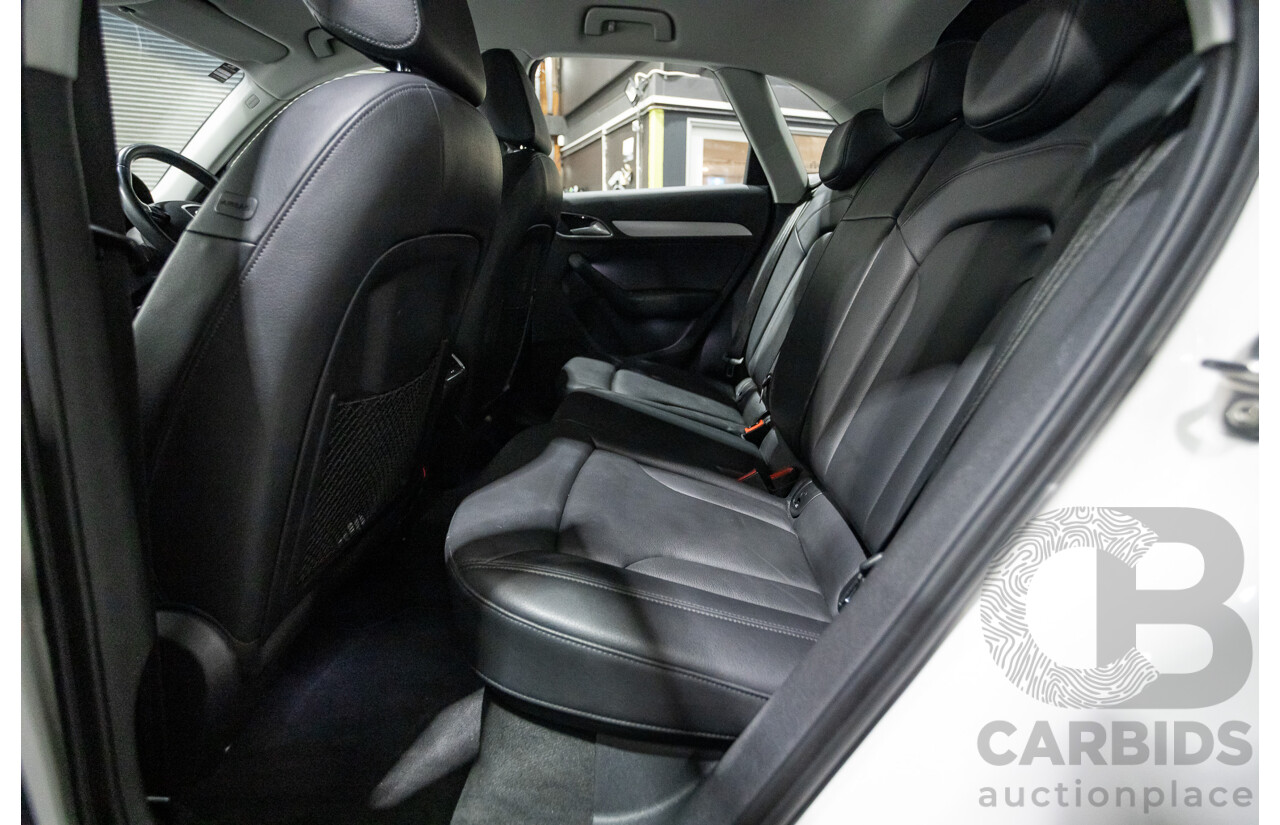 06/2018 Audi Q3 2.0 TDI Quattro (AWD) 8U MY18 4d Wagon Candy White Turbo Diesel 2.0L