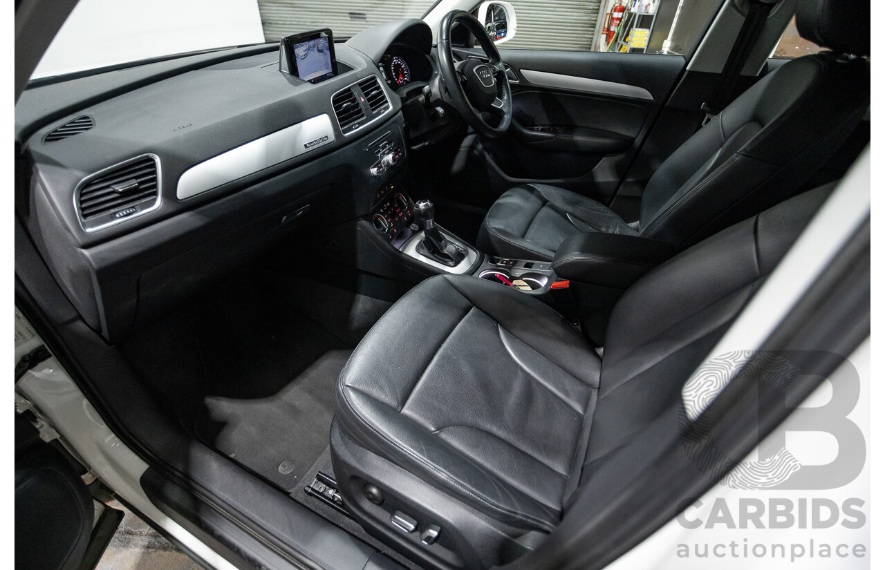 06/2018 Audi Q3 2.0 TDI Quattro (AWD) 8U MY18 4d Wagon Candy White Turbo Diesel 2.0L