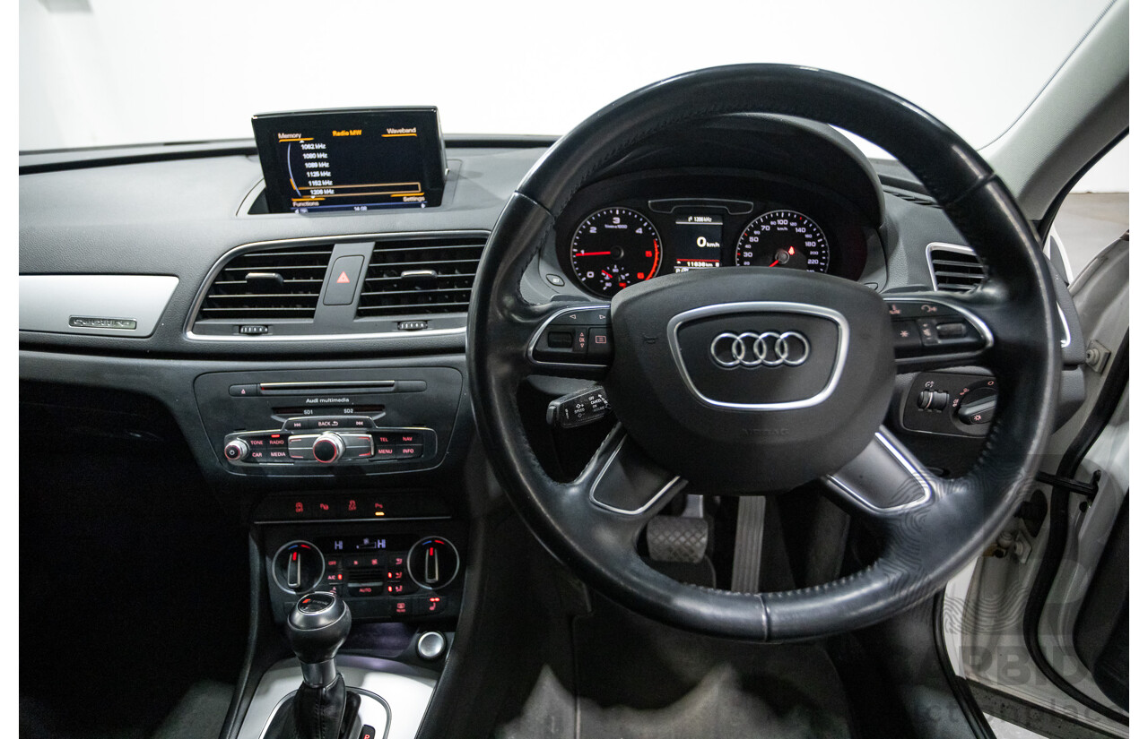 06/2018 Audi Q3 2.0 TDI Quattro (AWD) 8U MY18 4d Wagon Candy White Turbo Diesel 2.0L