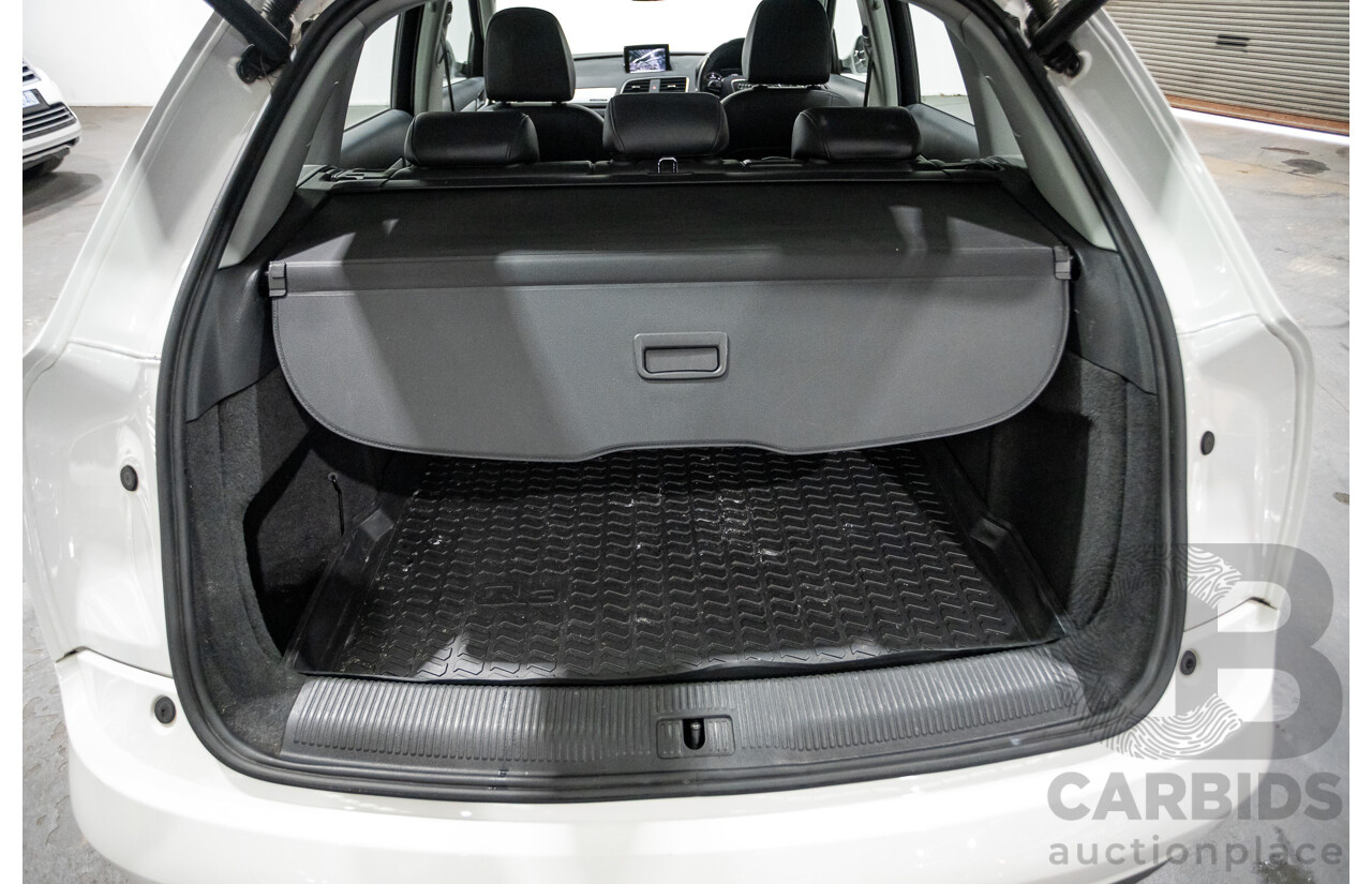 06/2018 Audi Q3 2.0 TDI Quattro (AWD) 8U MY18 4d Wagon Candy White Turbo Diesel 2.0L