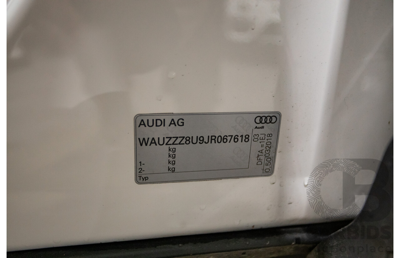 06/2018 Audi Q3 2.0 TDI Quattro (AWD) 8U MY18 4d Wagon Candy White Turbo Diesel 2.0L