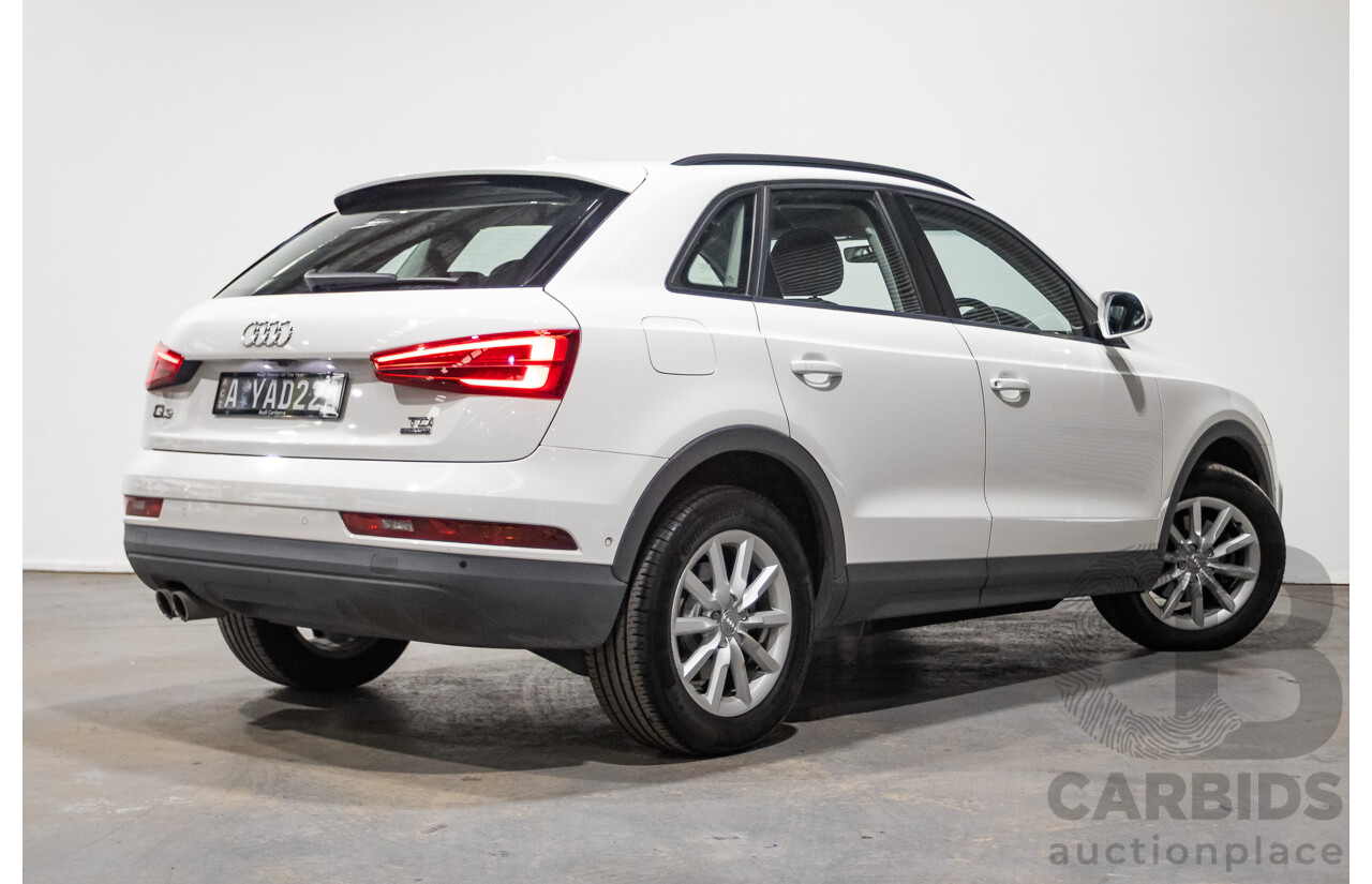 06/2018 Audi Q3 2.0 TDI Quattro (AWD) 8U MY18 4d Wagon Candy White Turbo Diesel 2.0L