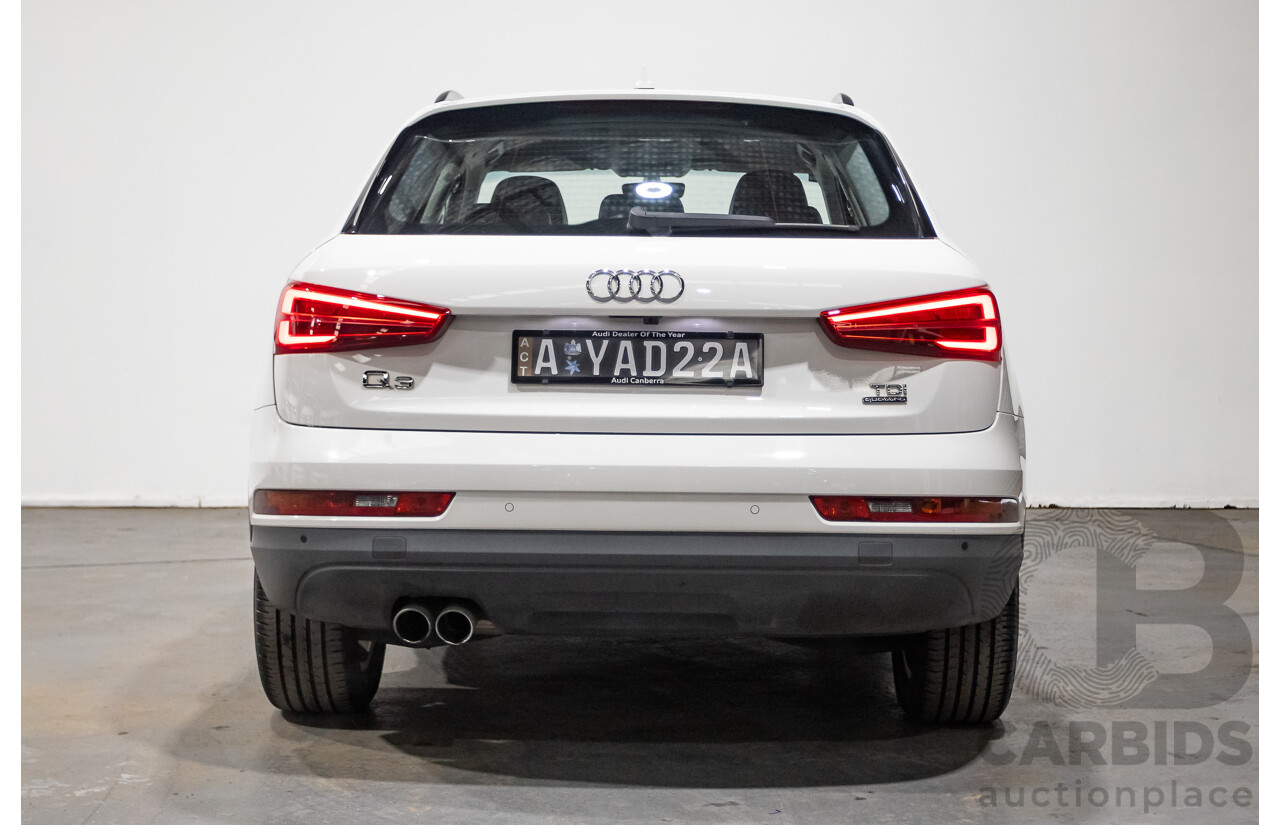 06/2018 Audi Q3 2.0 TDI Quattro (AWD) 8U MY18 4d Wagon Candy White Turbo Diesel 2.0L