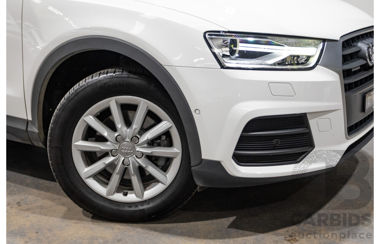 06/2018 Audi Q3 2.0 TDI Quattro (AWD) 8U MY18 4d Wagon Candy White Turbo Diesel 2.0L