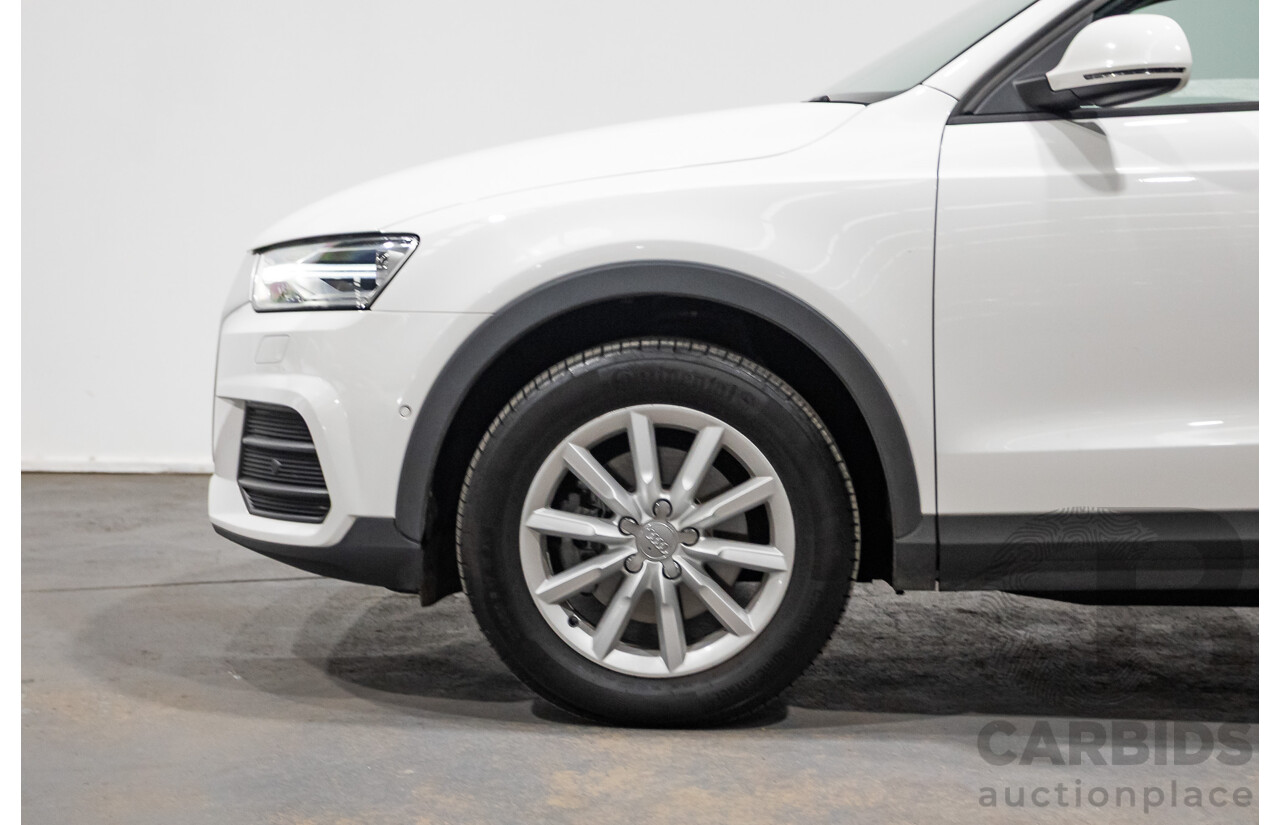 06/2018 Audi Q3 2.0 TDI Quattro (AWD) 8U MY18 4d Wagon Candy White Turbo Diesel 2.0L
