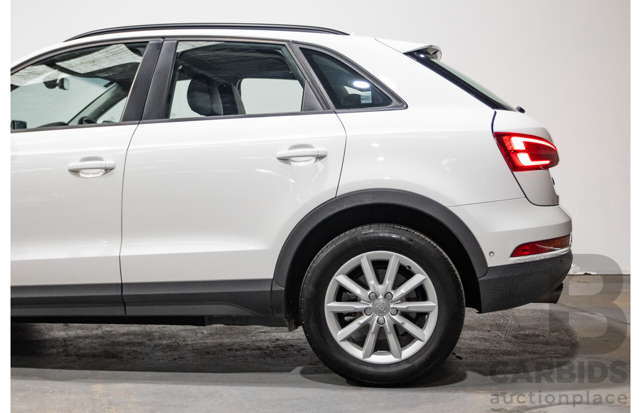 06/2018 Audi Q3 2.0 TDI Quattro (AWD) 8U MY18 4d Wagon Candy White Turbo Diesel 2.0L