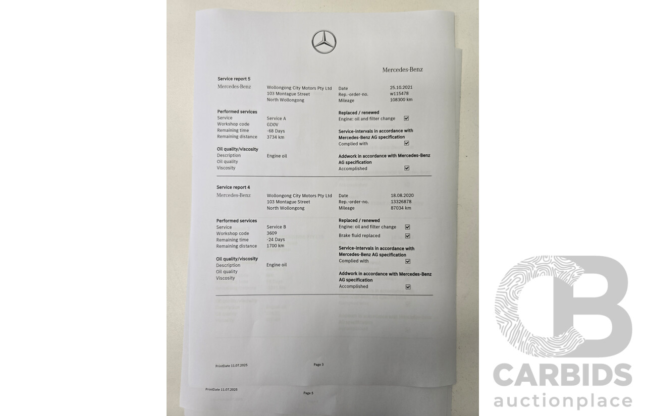 8/2016 Mercedes Benz C250 Estate AMG Line 205 MY16 4d Wagon Polar White Turbo 2.0L