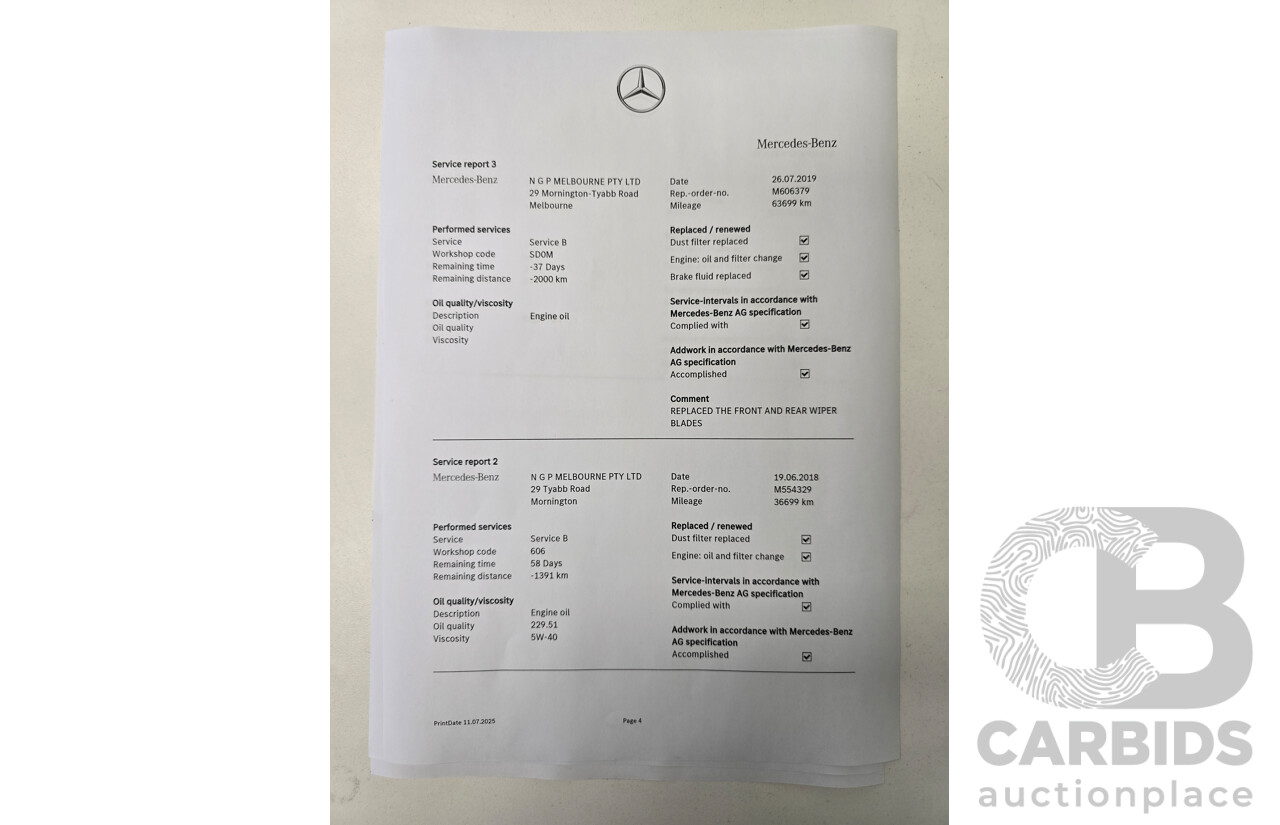8/2016 Mercedes Benz C250 Estate AMG Line 205 MY16 4d Wagon Polar White Turbo 2.0L