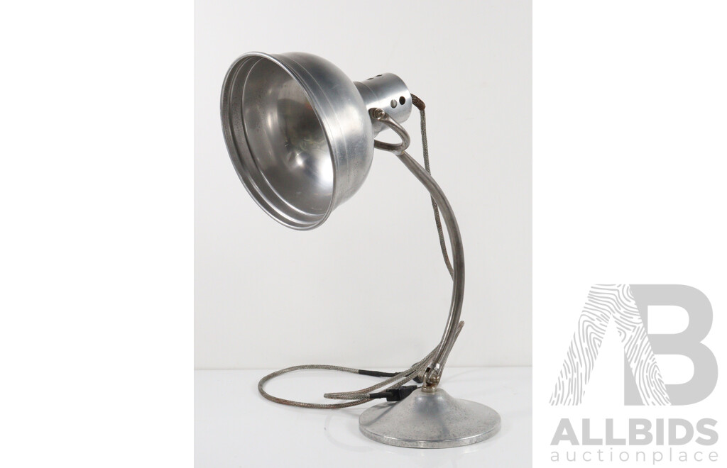 Fully Restored Industrial Desk Lamp