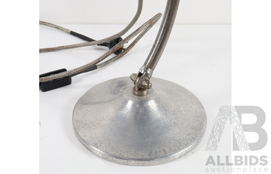 Fully Restored Industrial Desk Lamp