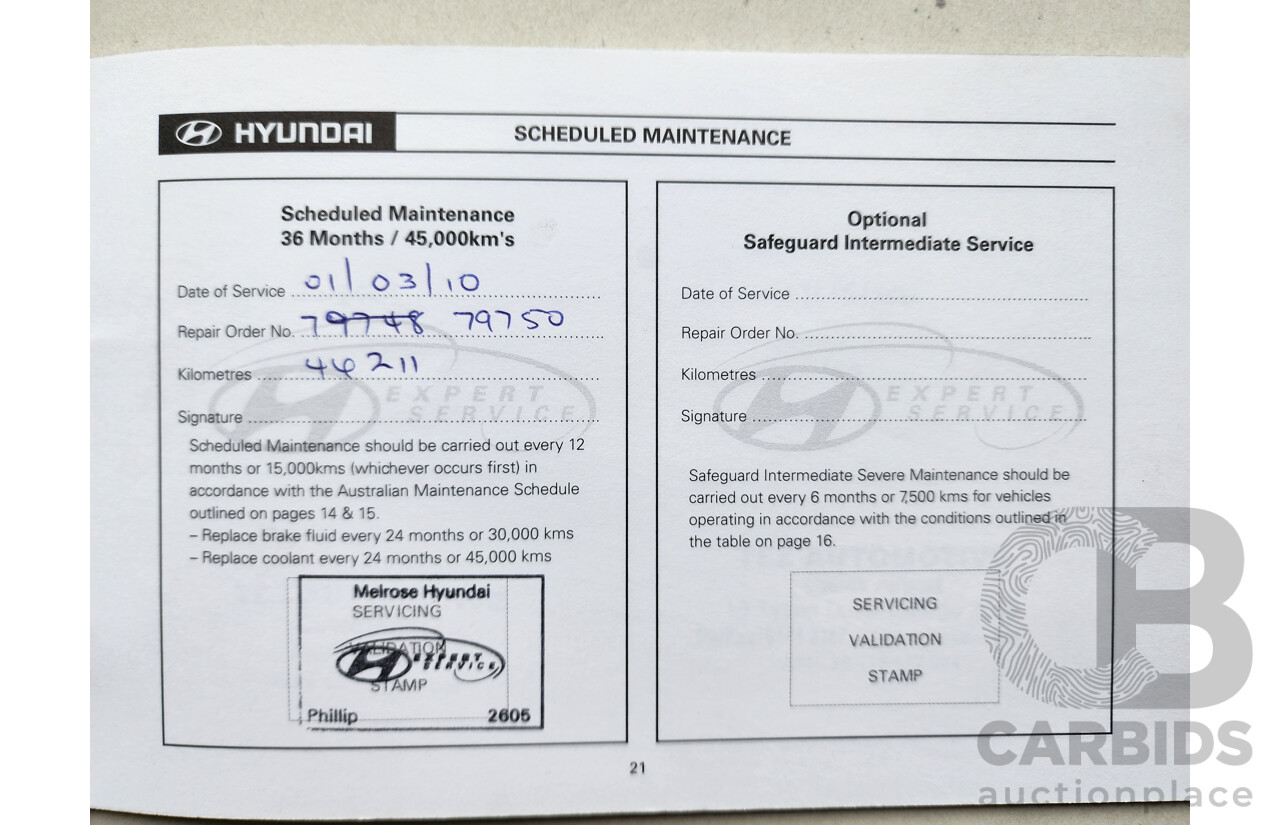6/2007 Hyundai Elantra SLX HD 4d Sedan Silver 2.0L