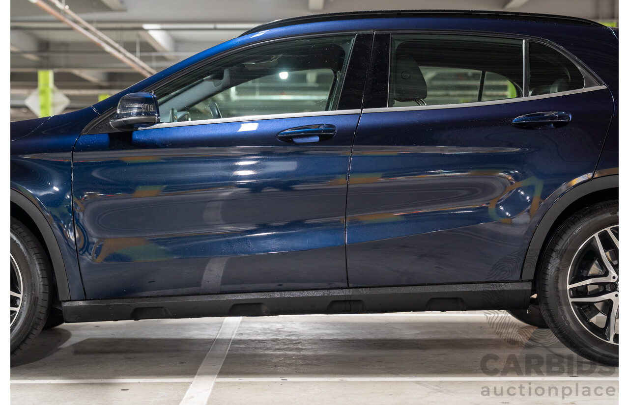10/2018 Mercedes Benz GLA 180 X156 809MY 4d Wagon Cavansite Blue Metallic Turbo 1.6L