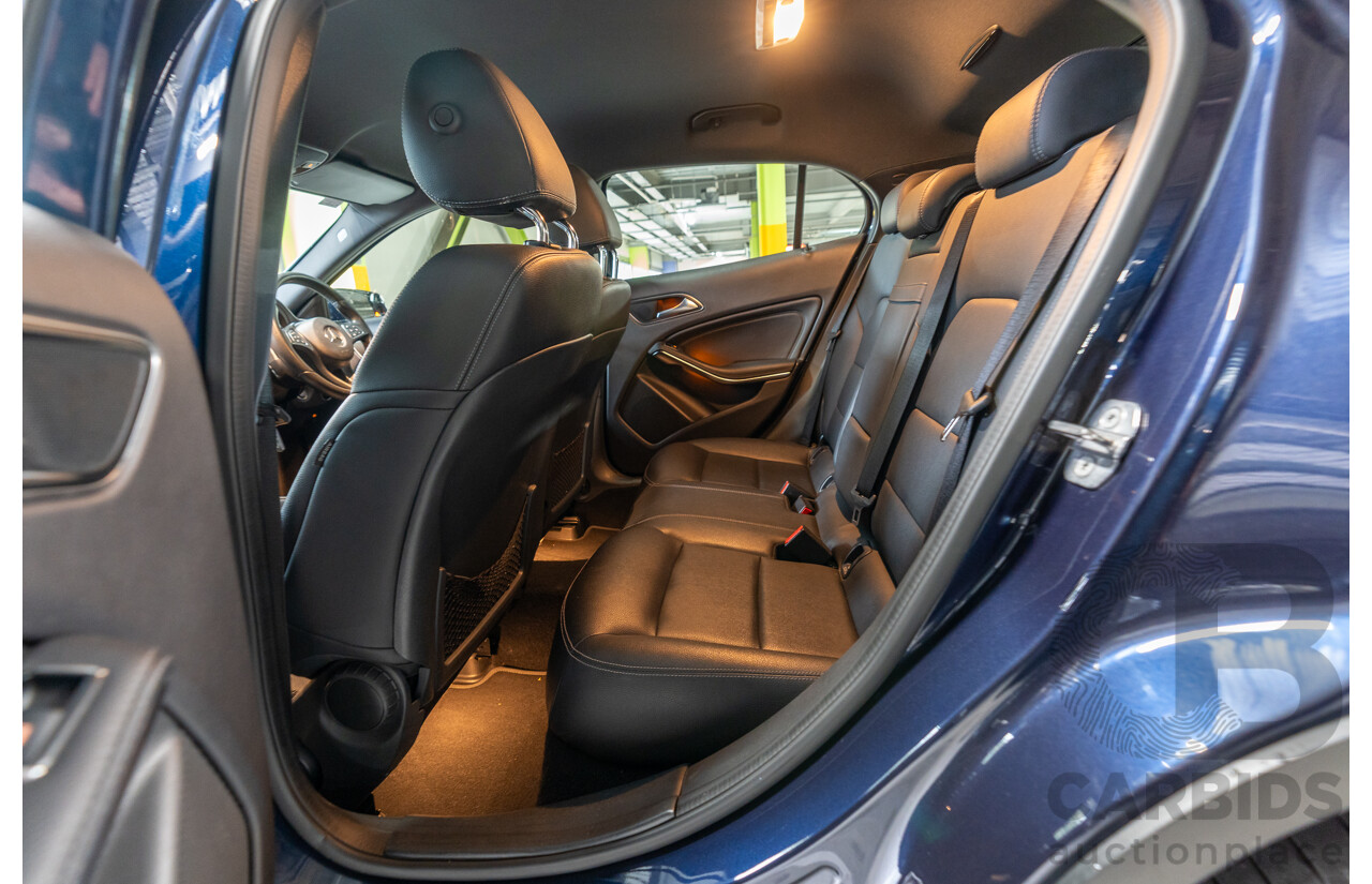10/2018 Mercedes Benz GLA 180 X156 809MY 4d Wagon Cavansite Blue Metallic Turbo 1.6L