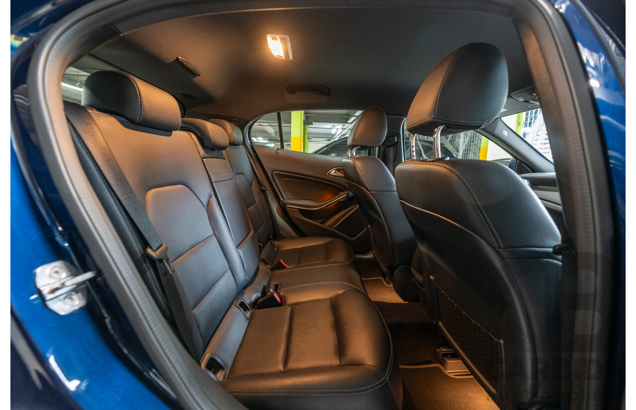 10/2018 Mercedes Benz GLA 180 X156 809MY 4d Wagon Cavansite Blue Metallic Turbo 1.6L