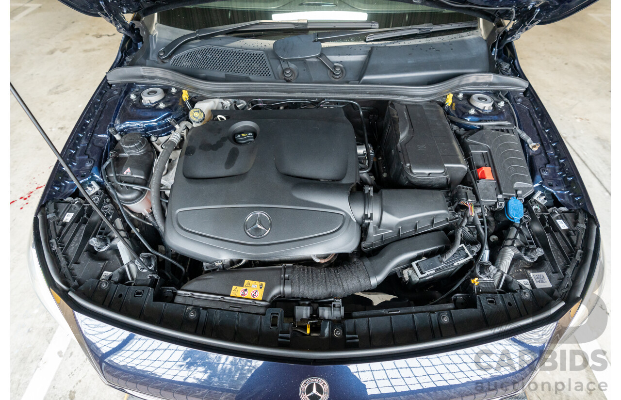 10/2018 Mercedes Benz GLA 180 X156 809MY 4d Wagon Cavansite Blue Metallic Turbo 1.6L