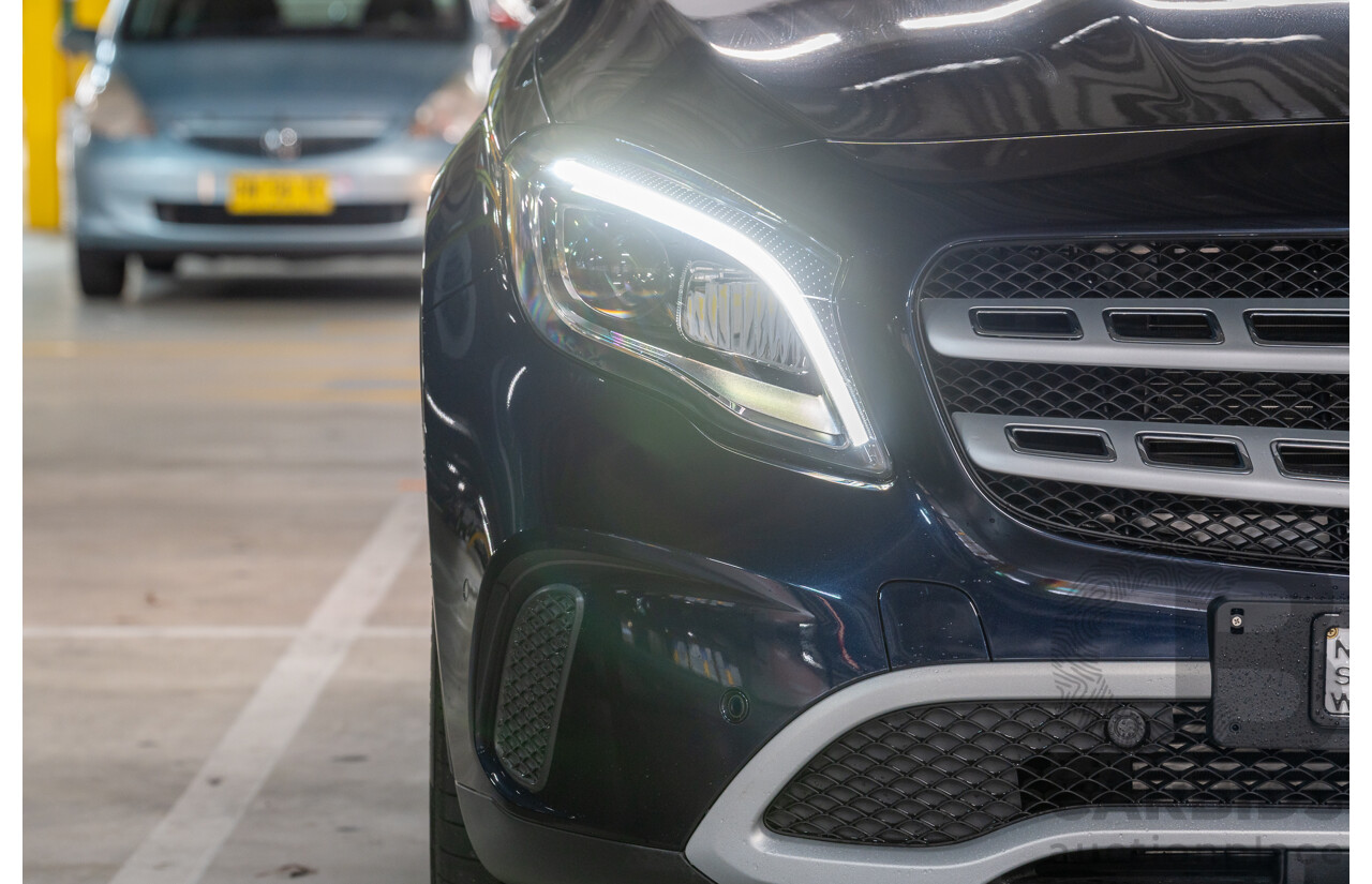 10/2018 Mercedes Benz GLA 180 X156 809MY 4d Wagon Cavansite Blue Metallic Turbo 1.6L