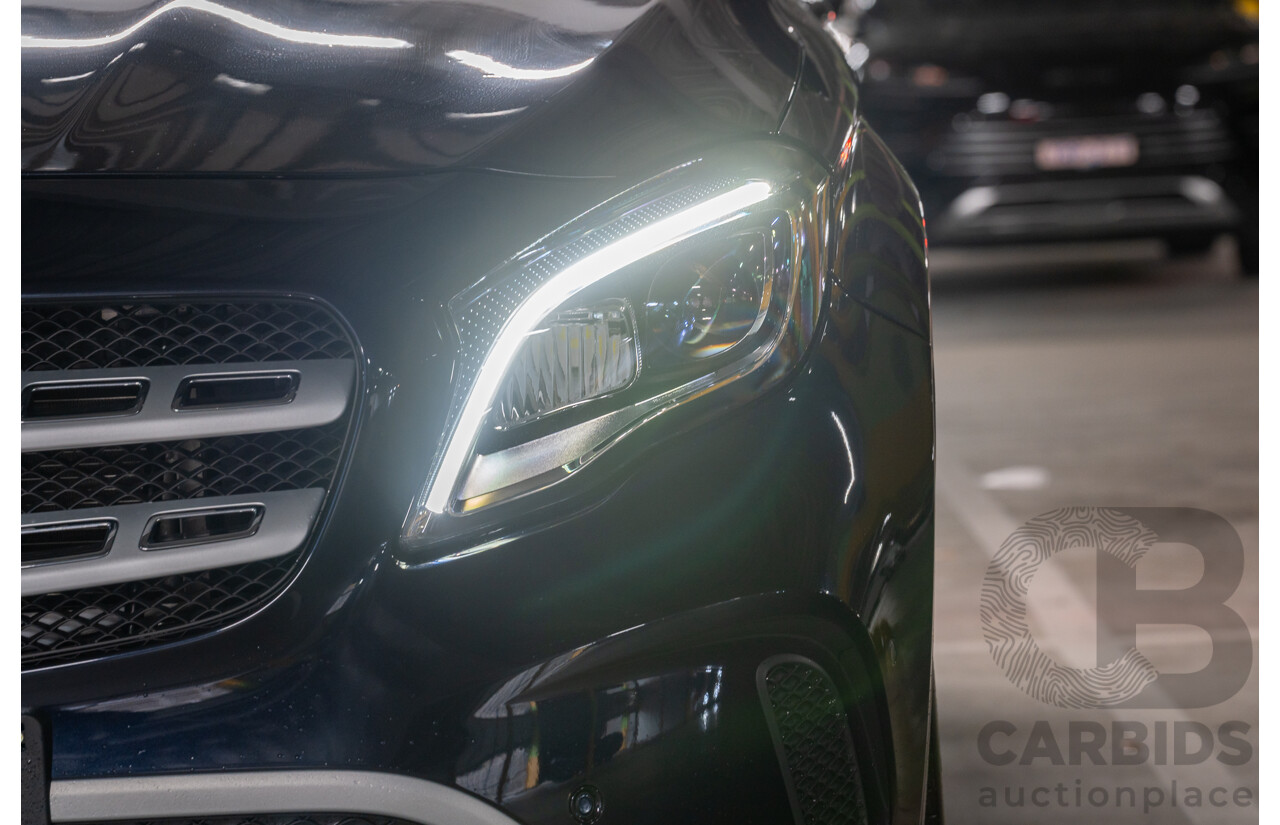 10/2018 Mercedes Benz GLA 180 X156 809MY 4d Wagon Cavansite Blue Metallic Turbo 1.6L