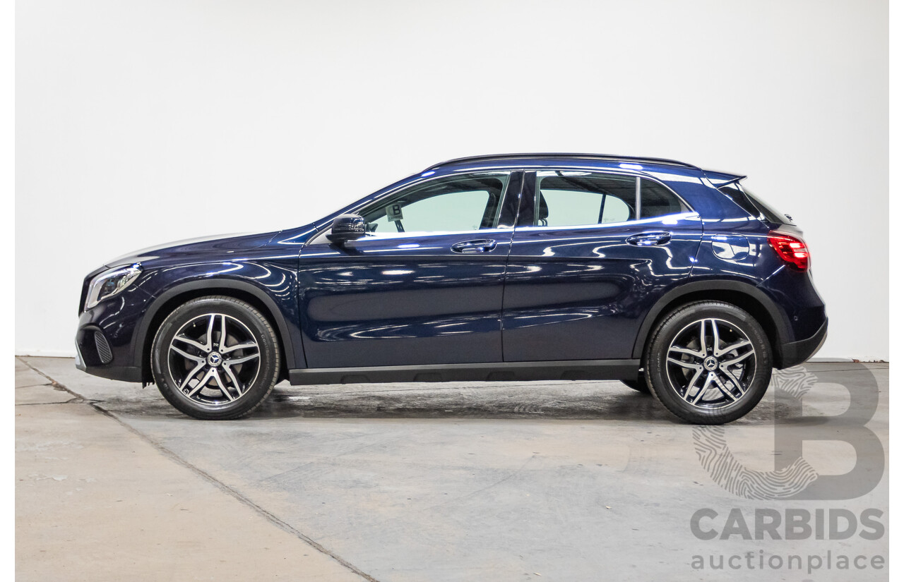 10/2018 Mercedes Benz GLA 180 X156 809MY 4d Wagon Cavansite Blue Metallic Turbo 1.6L