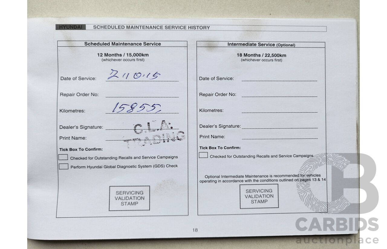 2/2015 Hyundai i20 Active PB MY14 5d Hatchback White 1.4L