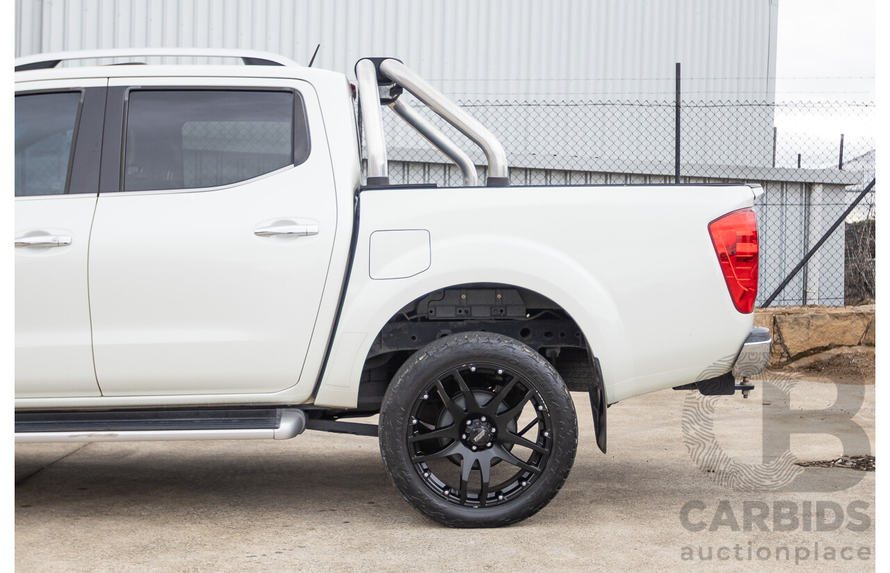 01/2016 Nissan Navara ST-X (4x4) NP300 D23 Dual Cab Utility White Diamond Turbo Diesel 2.3L