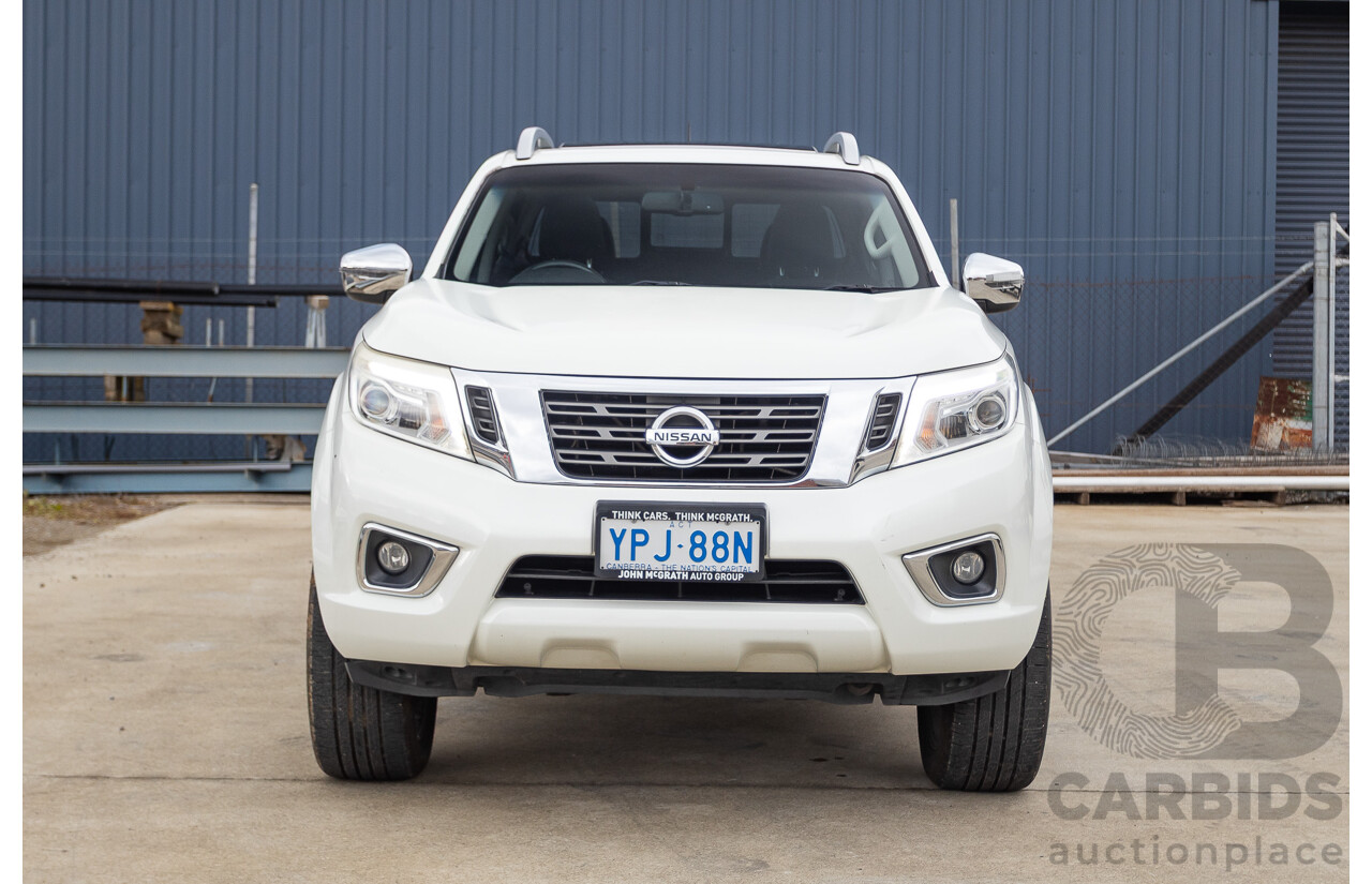 01/2016 Nissan Navara ST-X (4x4) NP300 D23 Dual Cab Utility White Diamond Turbo Diesel 2.3L