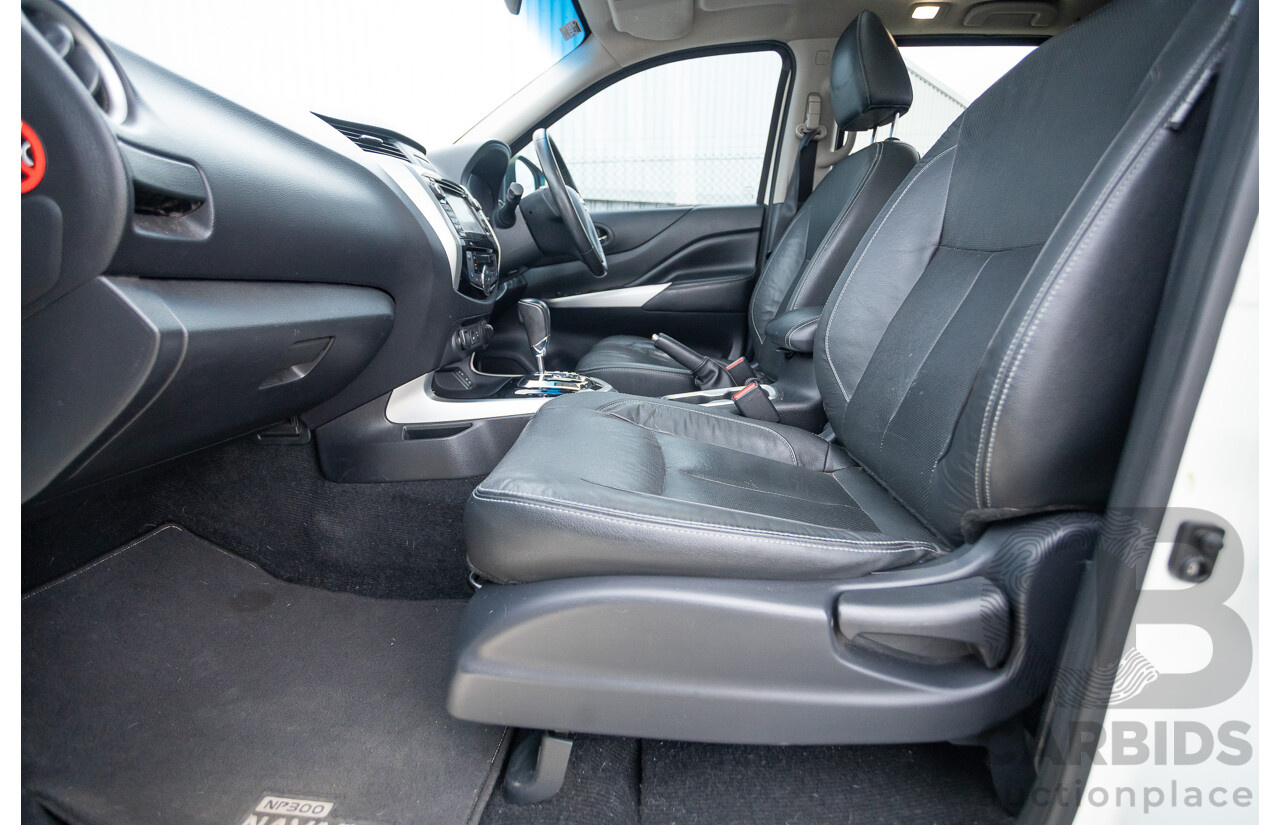 01/2016 Nissan Navara ST-X (4x4) NP300 D23 Dual Cab Utility White Diamond Turbo Diesel 2.3L