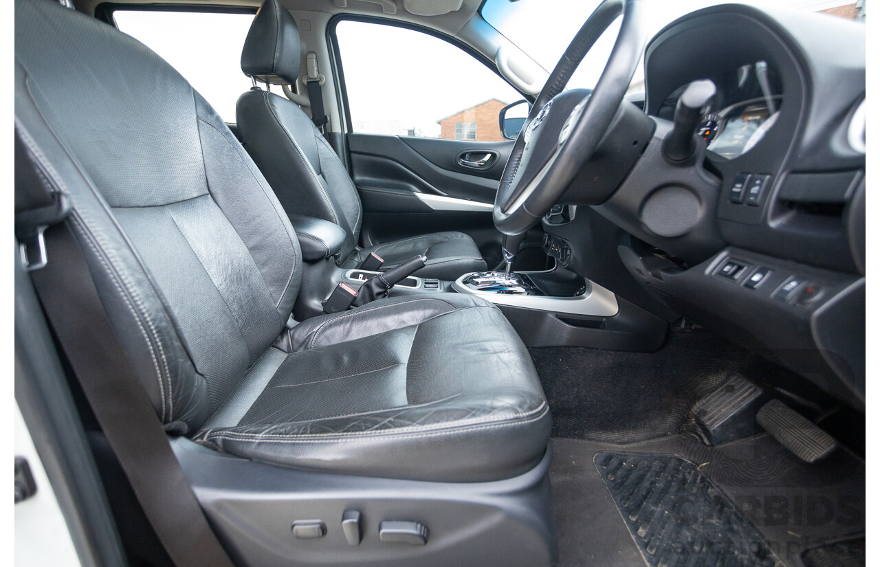 01/2016 Nissan Navara ST-X (4x4) NP300 D23 Dual Cab Utility White Diamond Turbo Diesel 2.3L