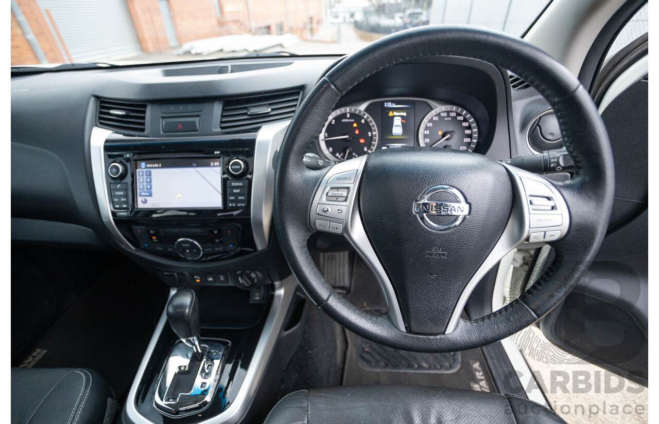 01/2016 Nissan Navara ST-X (4x4) NP300 D23 Dual Cab Utility White Diamond Turbo Diesel 2.3L