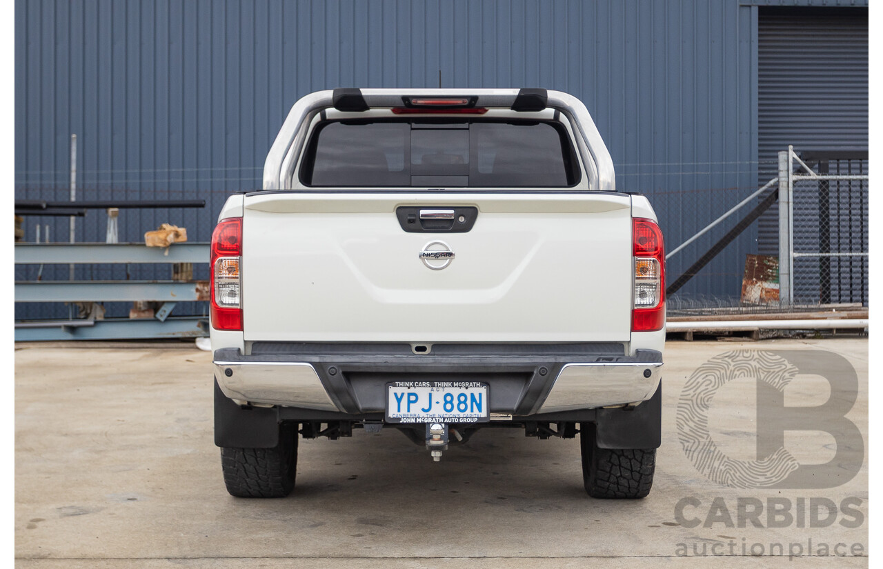 01/2016 Nissan Navara ST-X (4x4) NP300 D23 Dual Cab Utility White Diamond Turbo Diesel 2.3L