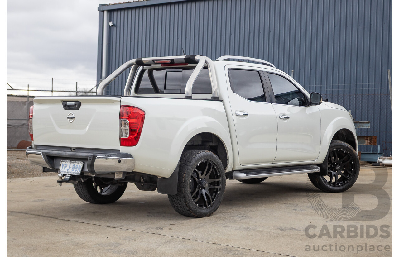 01/2016 Nissan Navara ST-X (4x4) NP300 D23 Dual Cab Utility White Diamond Turbo Diesel 2.3L