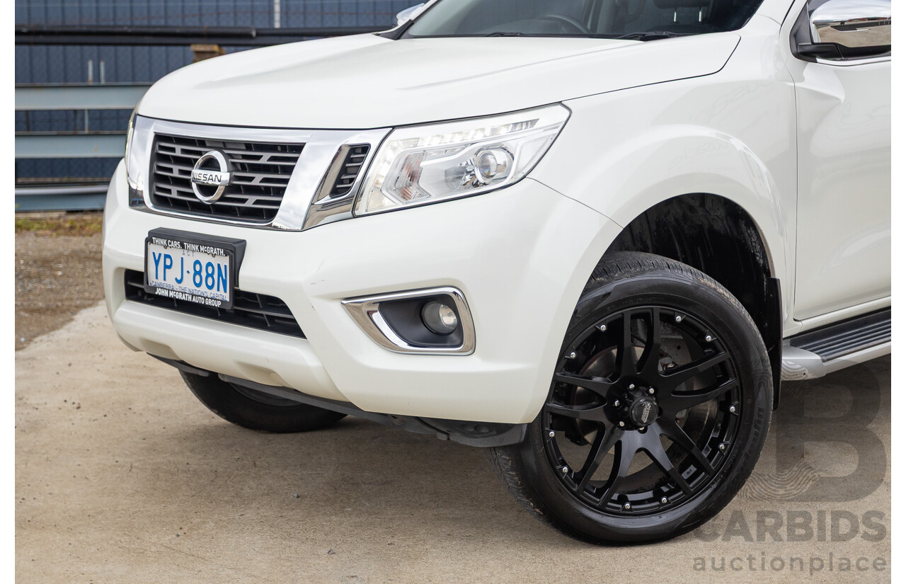 01/2016 Nissan Navara ST-X (4x4) NP300 D23 Dual Cab Utility White Diamond Turbo Diesel 2.3L