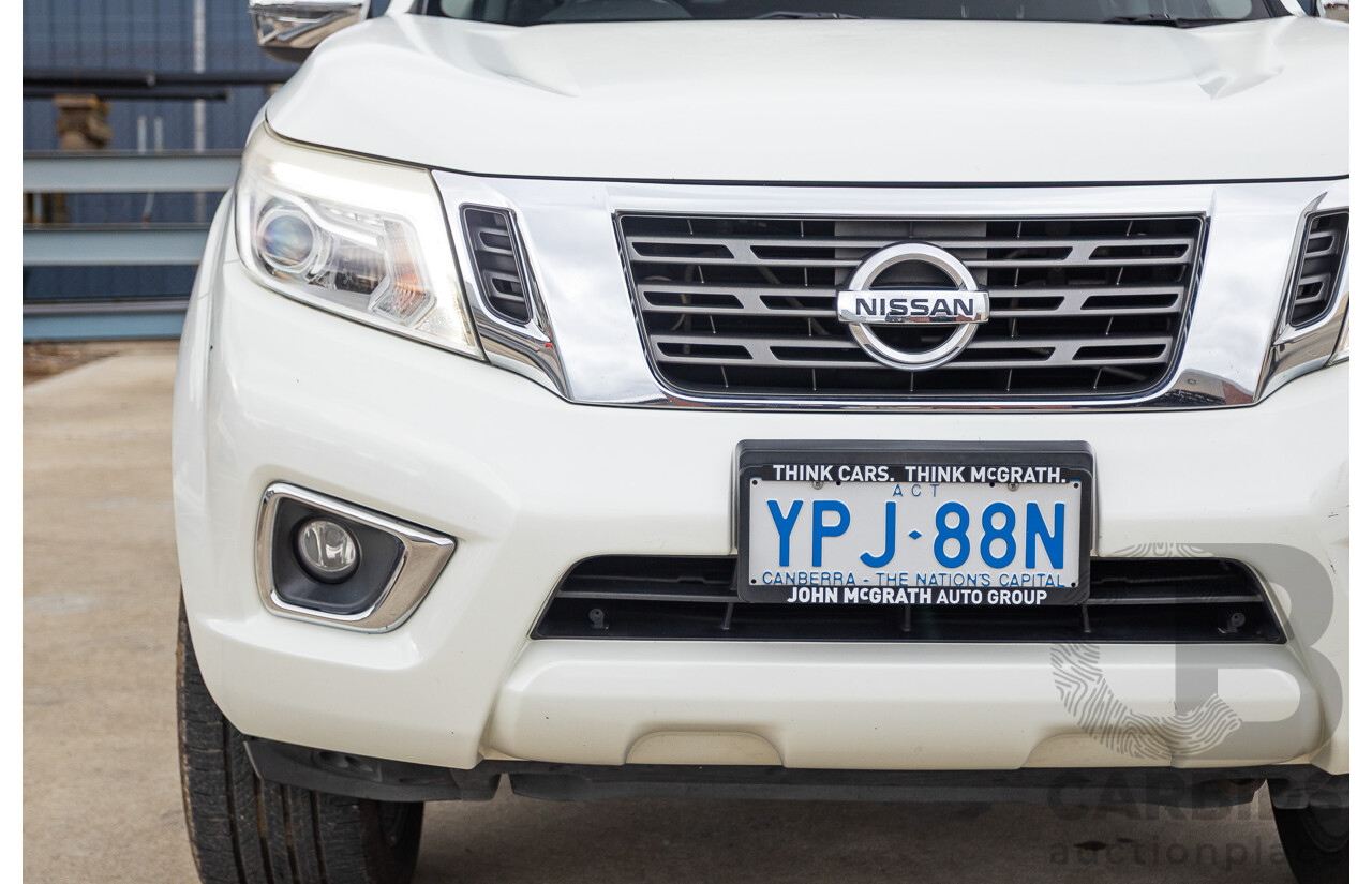 01/2016 Nissan Navara ST-X (4x4) NP300 D23 Dual Cab Utility White Diamond Turbo Diesel 2.3L