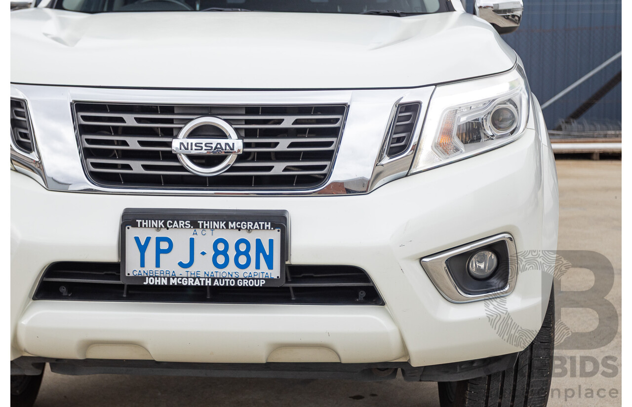 01/2016 Nissan Navara ST-X (4x4) NP300 D23 Dual Cab Utility White Diamond Turbo Diesel 2.3L