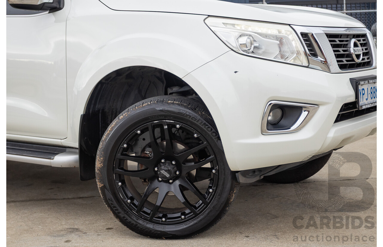 01/2016 Nissan Navara ST-X (4x4) NP300 D23 Dual Cab Utility White Diamond Turbo Diesel 2.3L