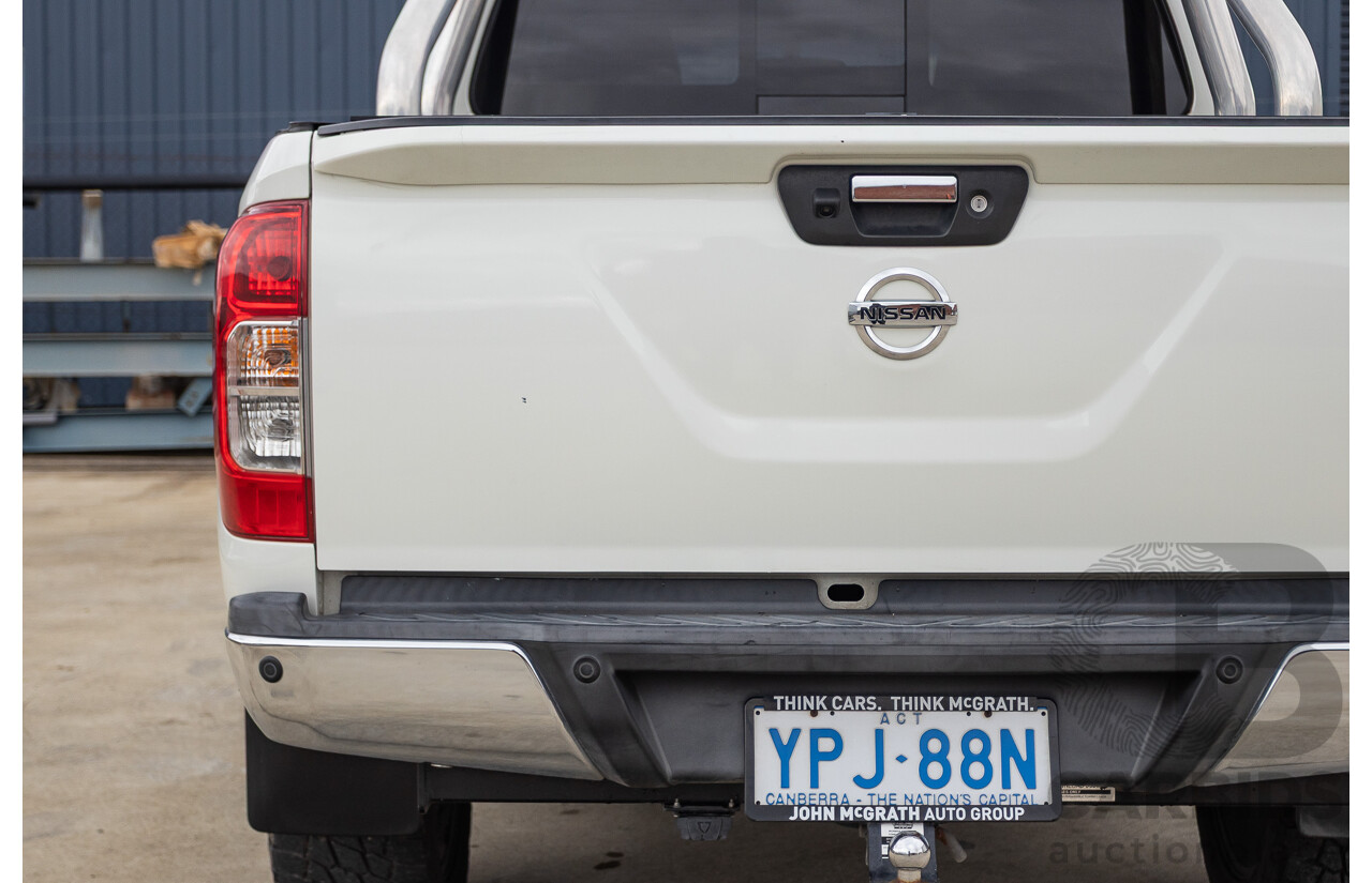 01/2016 Nissan Navara ST-X (4x4) NP300 D23 Dual Cab Utility White Diamond Turbo Diesel 2.3L