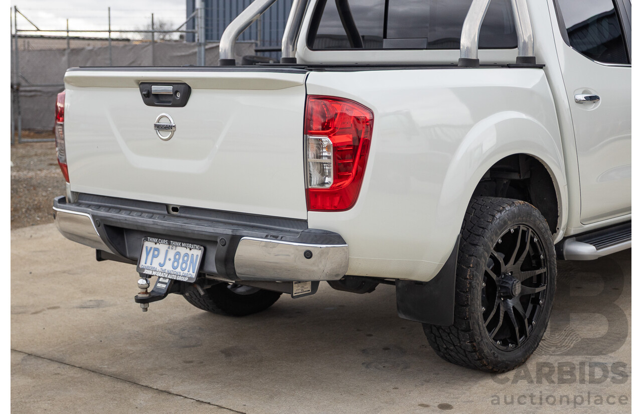 01/2016 Nissan Navara ST-X (4x4) NP300 D23 Dual Cab Utility White Diamond Turbo Diesel 2.3L
