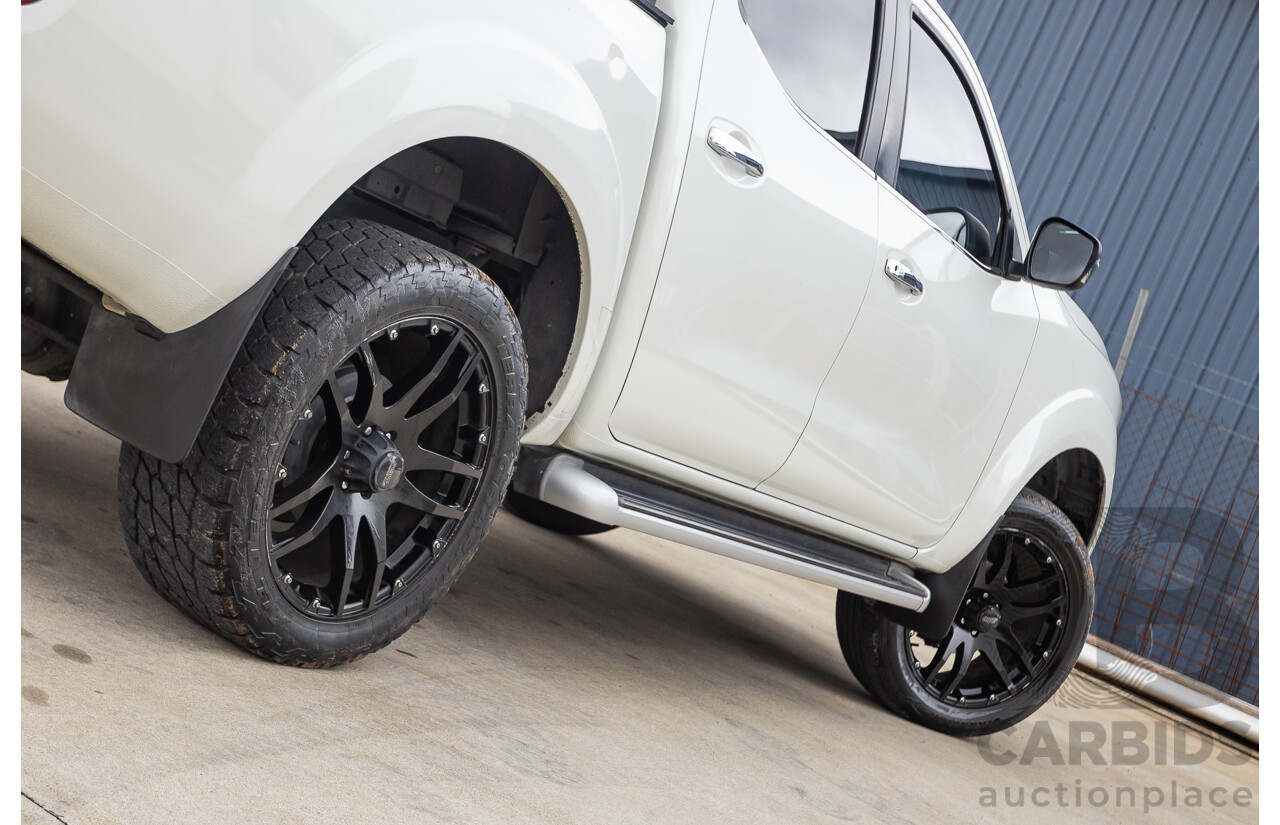 01/2016 Nissan Navara ST-X (4x4) NP300 D23 Dual Cab Utility White Diamond Turbo Diesel 2.3L